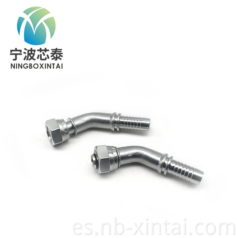 China Factory Carbon Steel Ball Head Metric Hidráulica Hidráulica para manguera